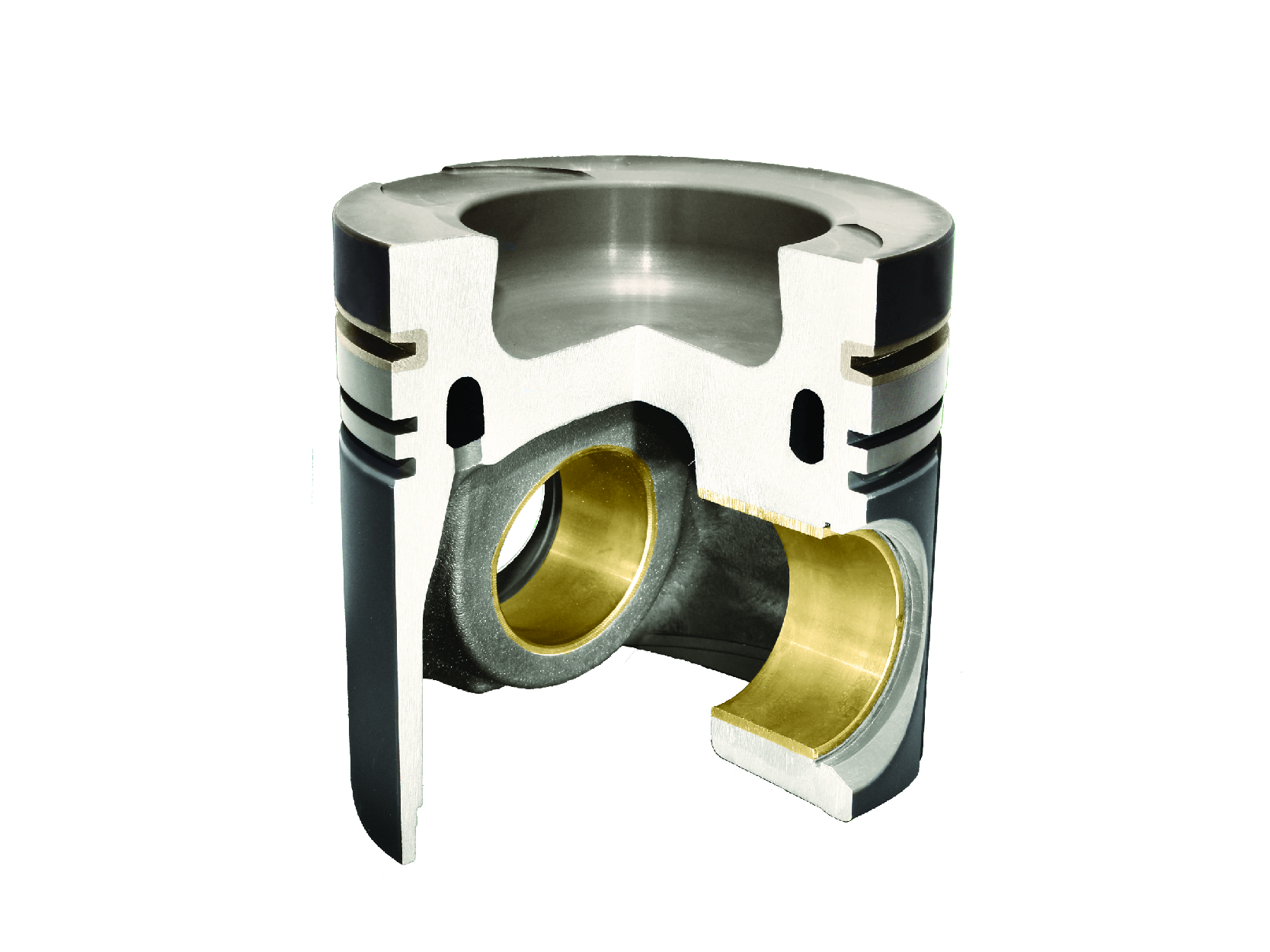 Soğutma Galerili, çelik segman taşıyıcılı (Alfinli) Burçlu Dizel Piston