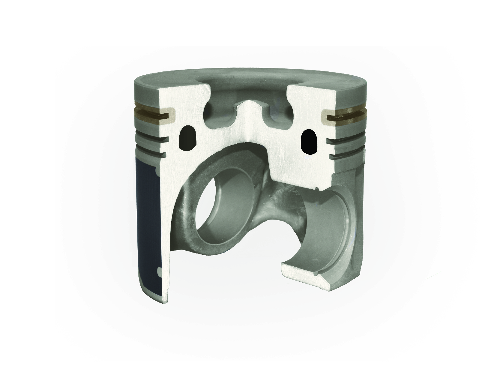 Soğutma Galerili, çelik segman taşıyıcılı (Alfinli) Dizel Piston